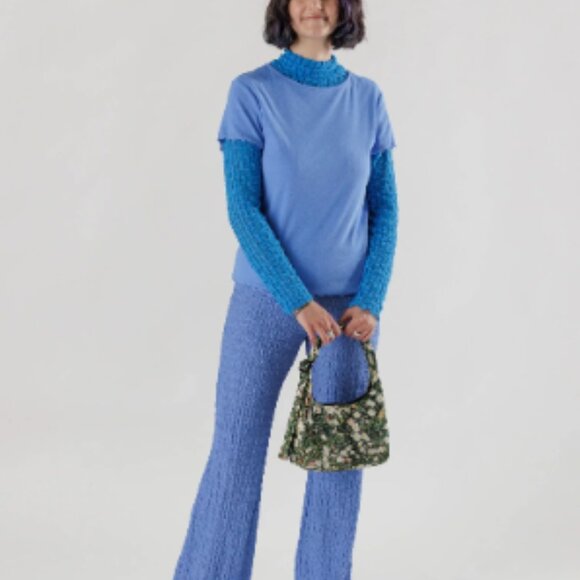 NWT BAGGU Daisy Mini Nylon Shoulder Bag - Picture 2 of 13